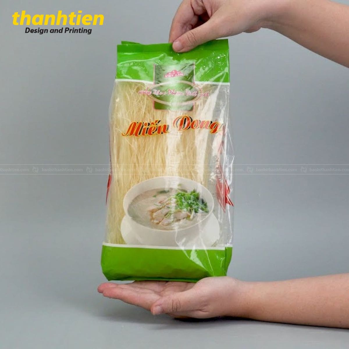 Bao bì đựng miến in ấn đẹp