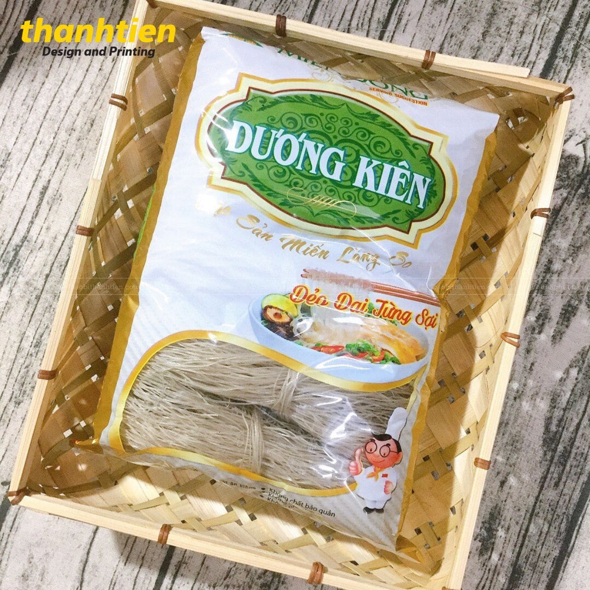 Bao bì đựng miến thiết kế đẹp