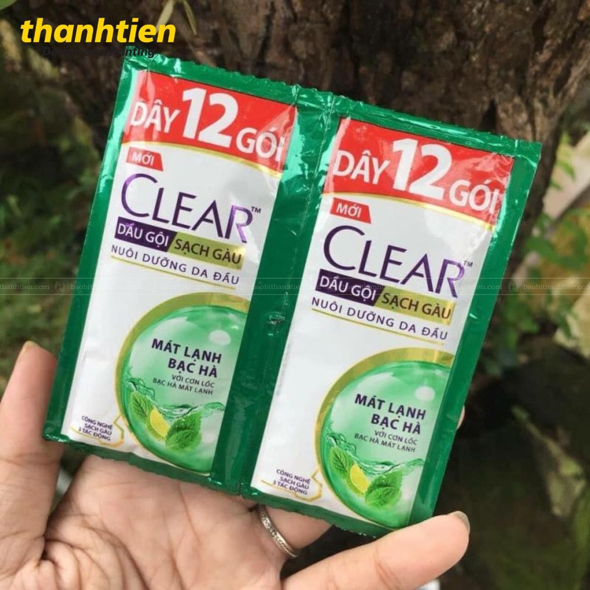 Bao bì đựng dầu gọi CLEAR