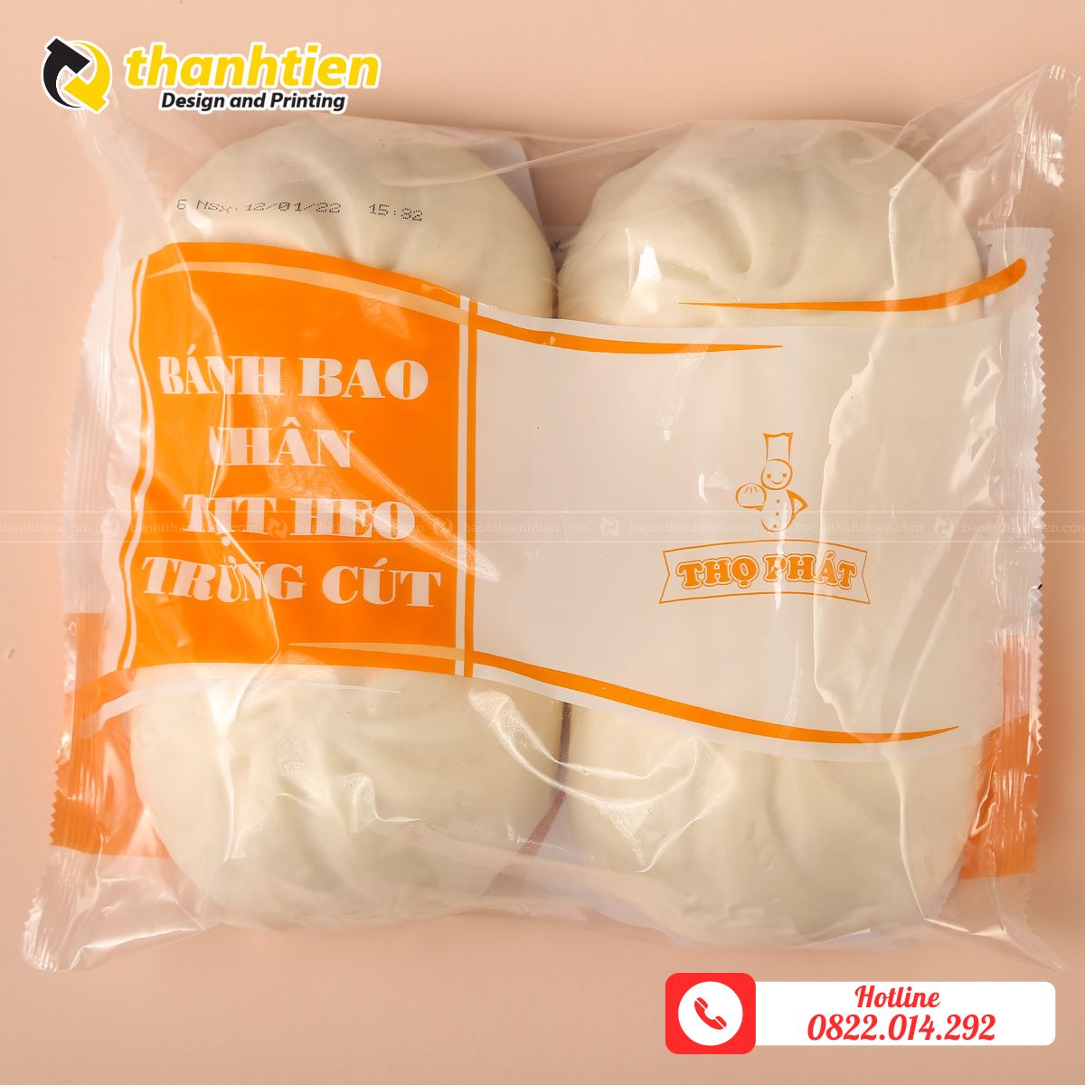 Mẫu bao bì bánh bao
