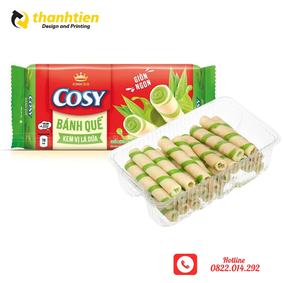 Bao bì bánh quế đẹp