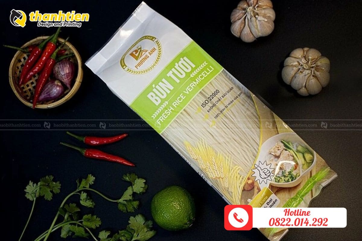 In ấn bao bì đựng bún khô chất lượng