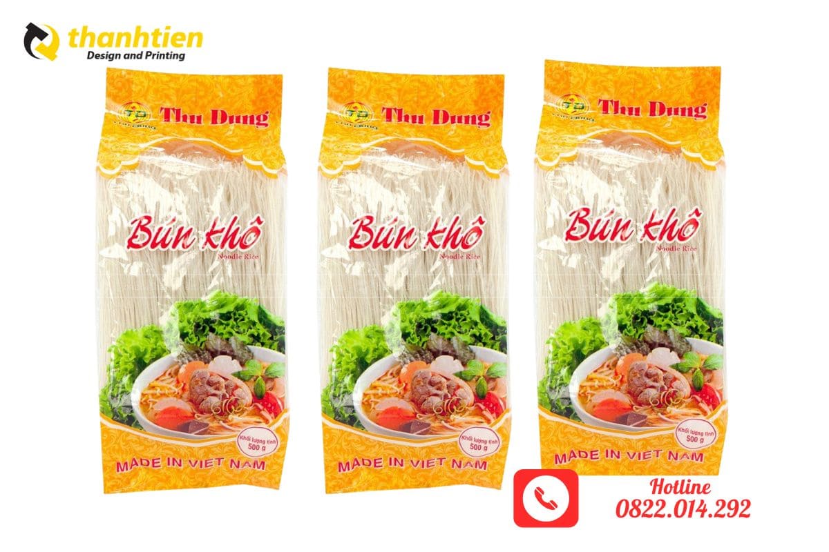 In ấn bao bì bún khô giá rẻ