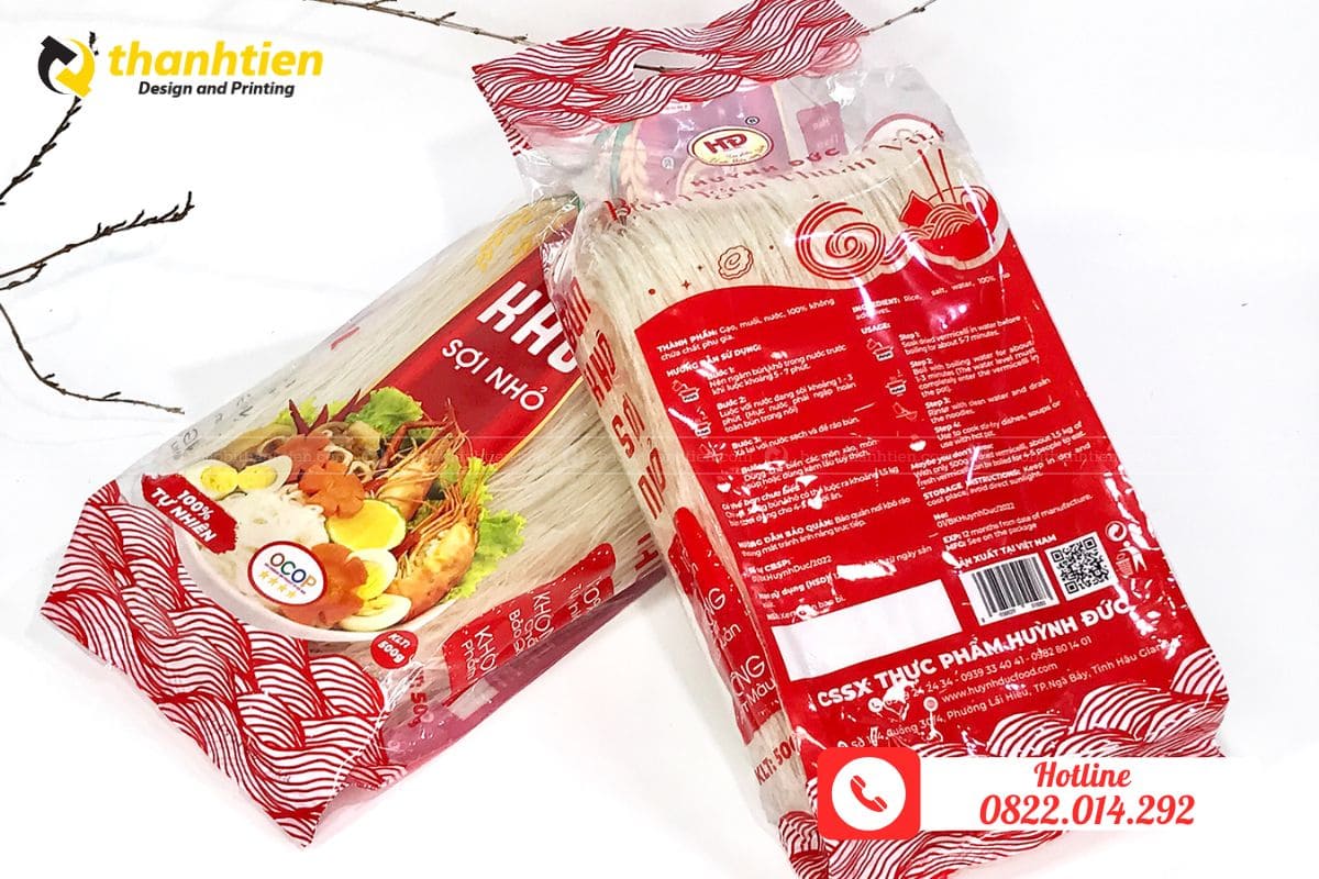 bao bì đựng bún khô giá rẻ