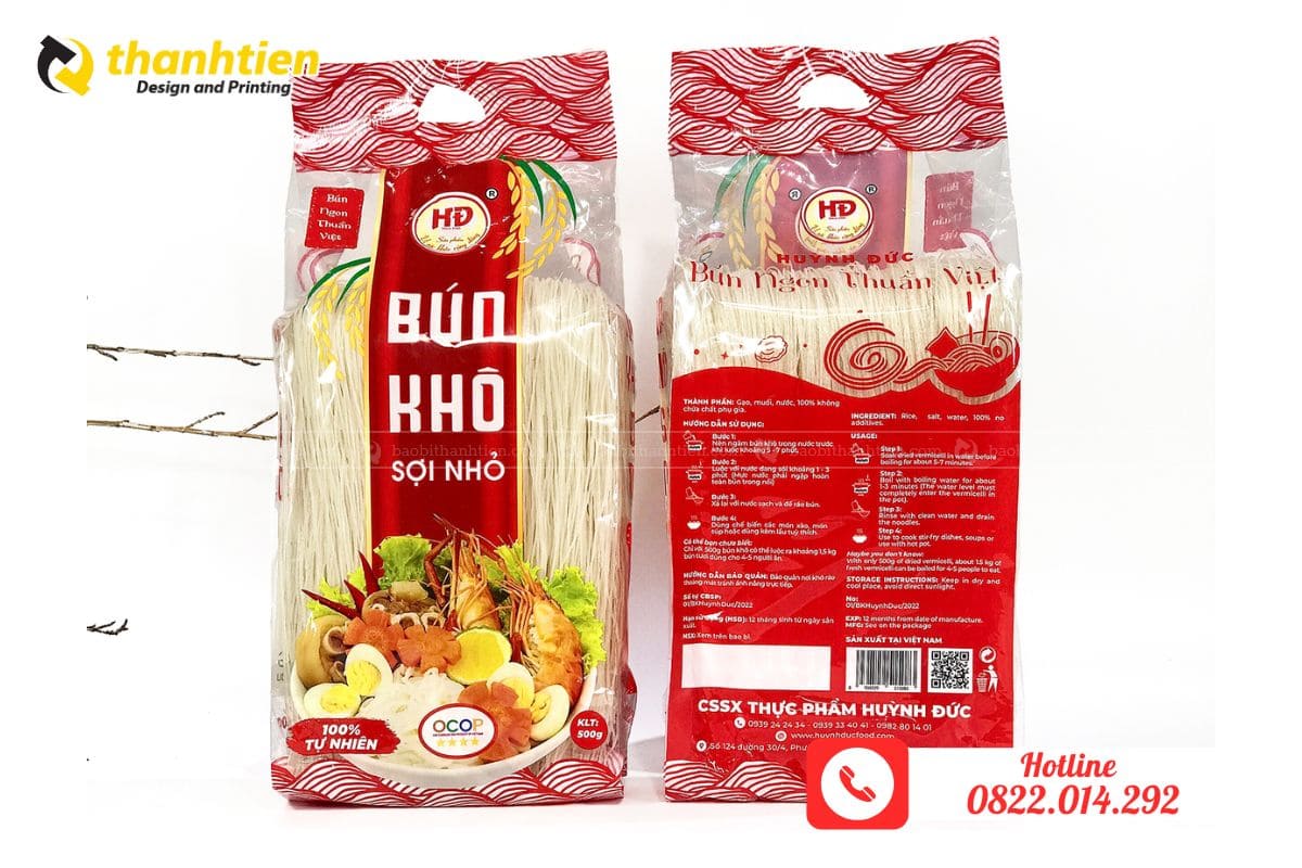 Bao bì bún khô giá sỉ