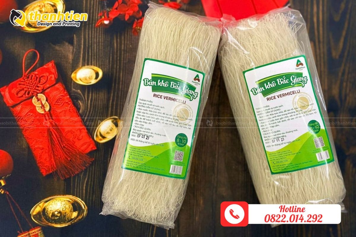 Bao bì đựng bún khô