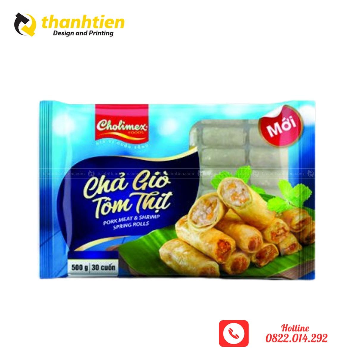 Bao bì chả giò tôm thịt