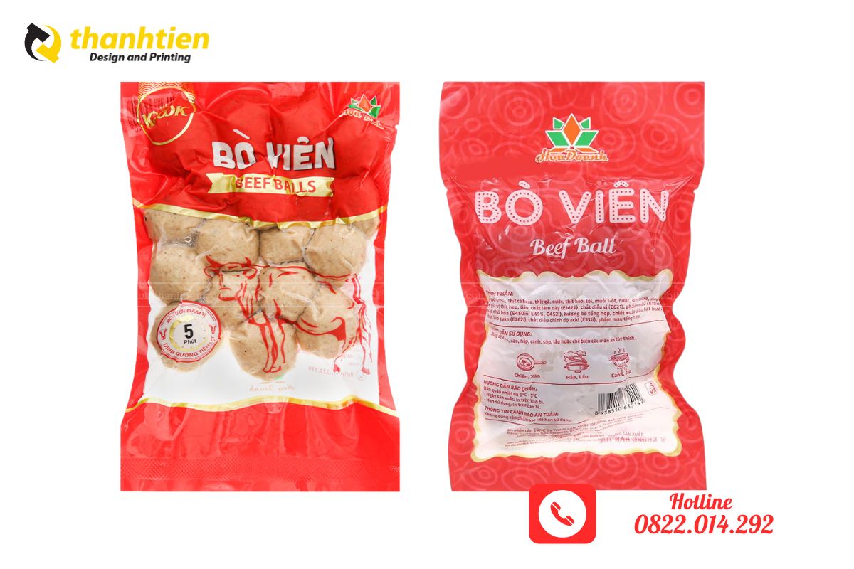 In ấn thông tin trên bao bì bò viên