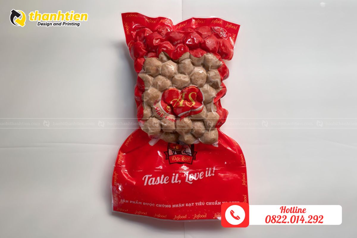 Bao bì nilon đựng bò viên