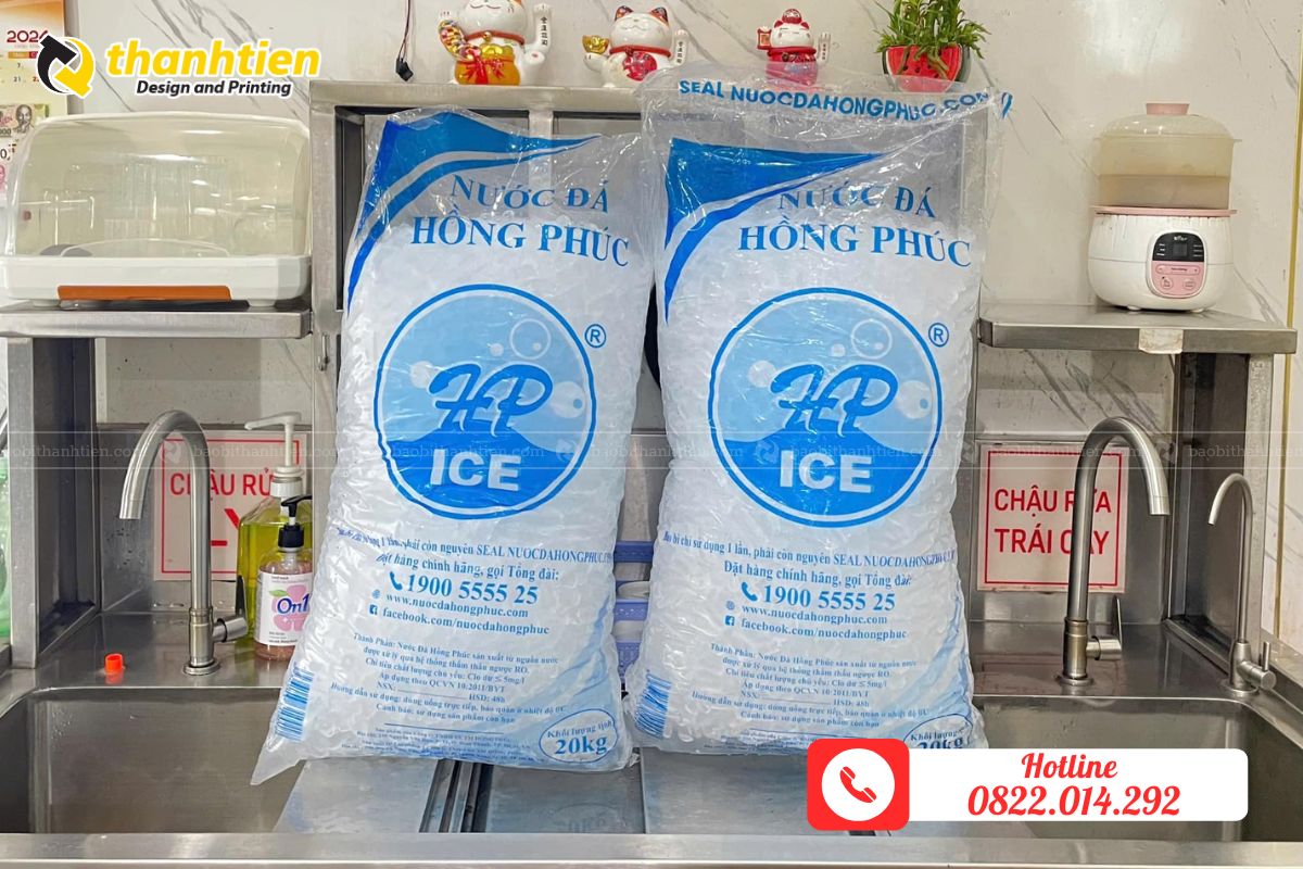 Túi đựng đá viên in ấn theo yêu cầu