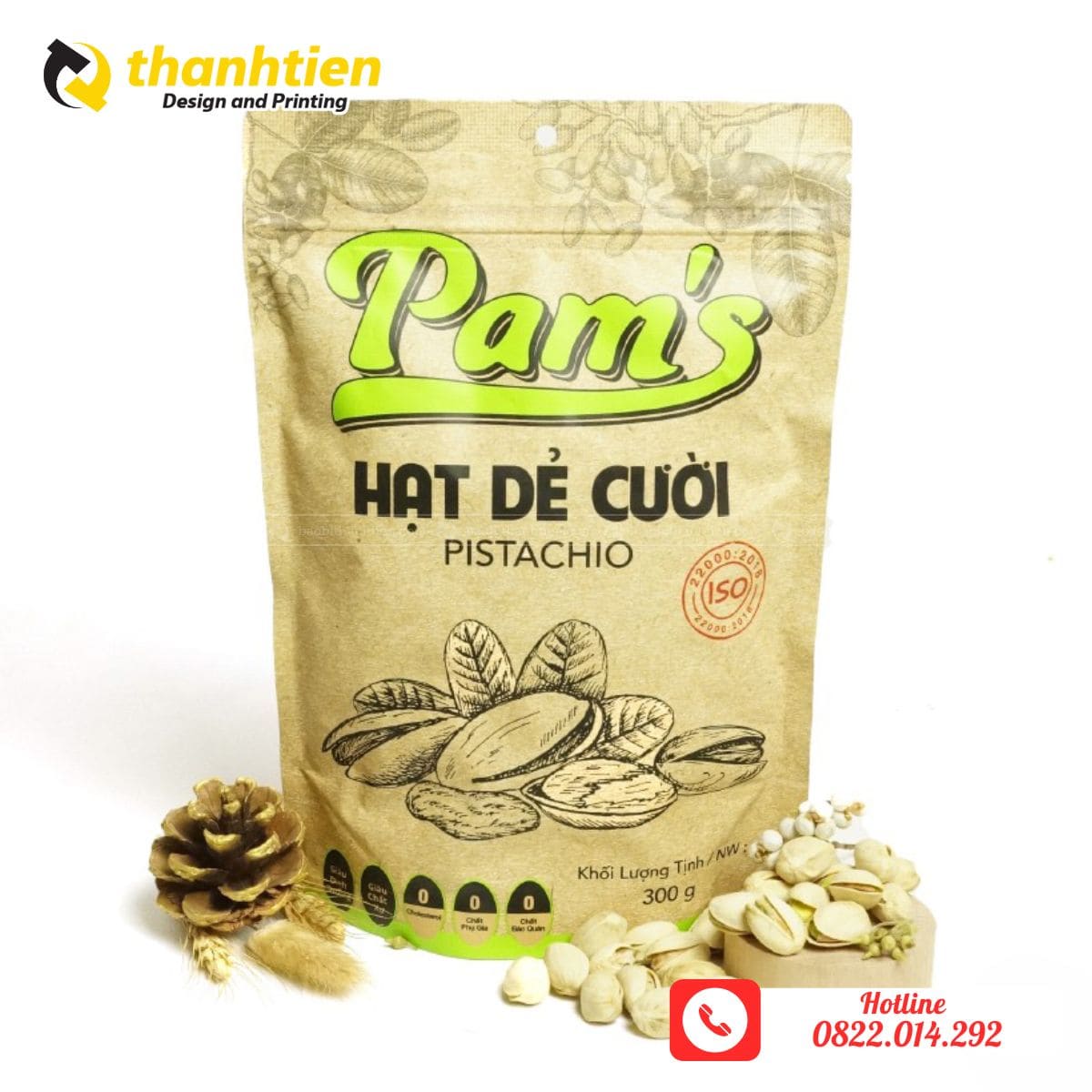 Bao bì đựng hạt dẻ
