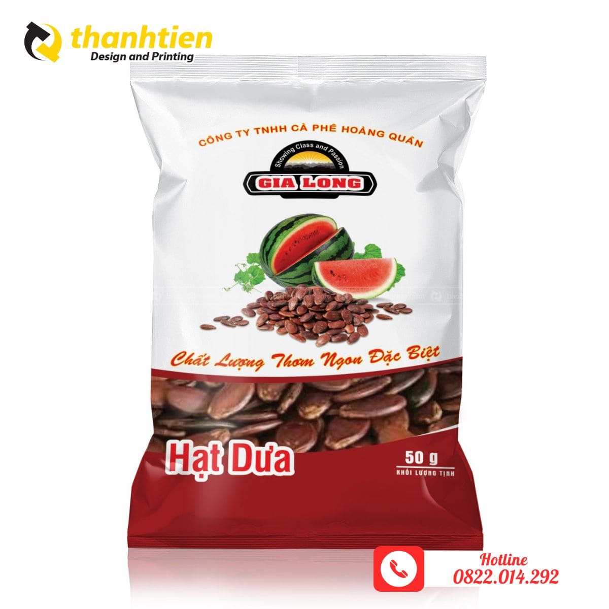 Bao bì đựng hạt dưa giá rẻ