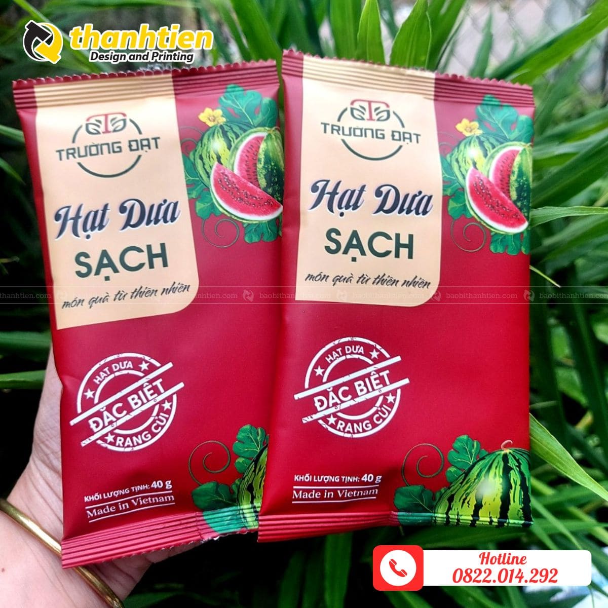 Bao bì đựng hạt dưa