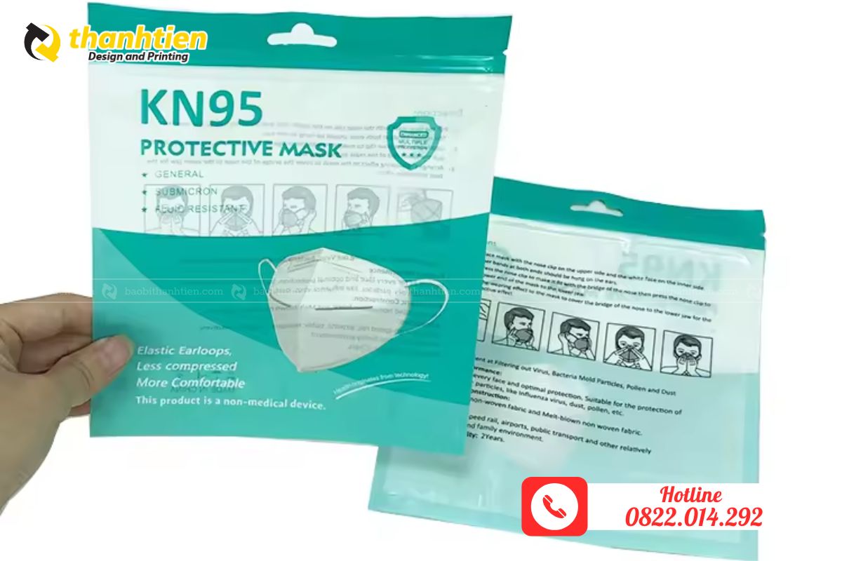 Túi đựng khẩu trang in ấn theo yêu cầu