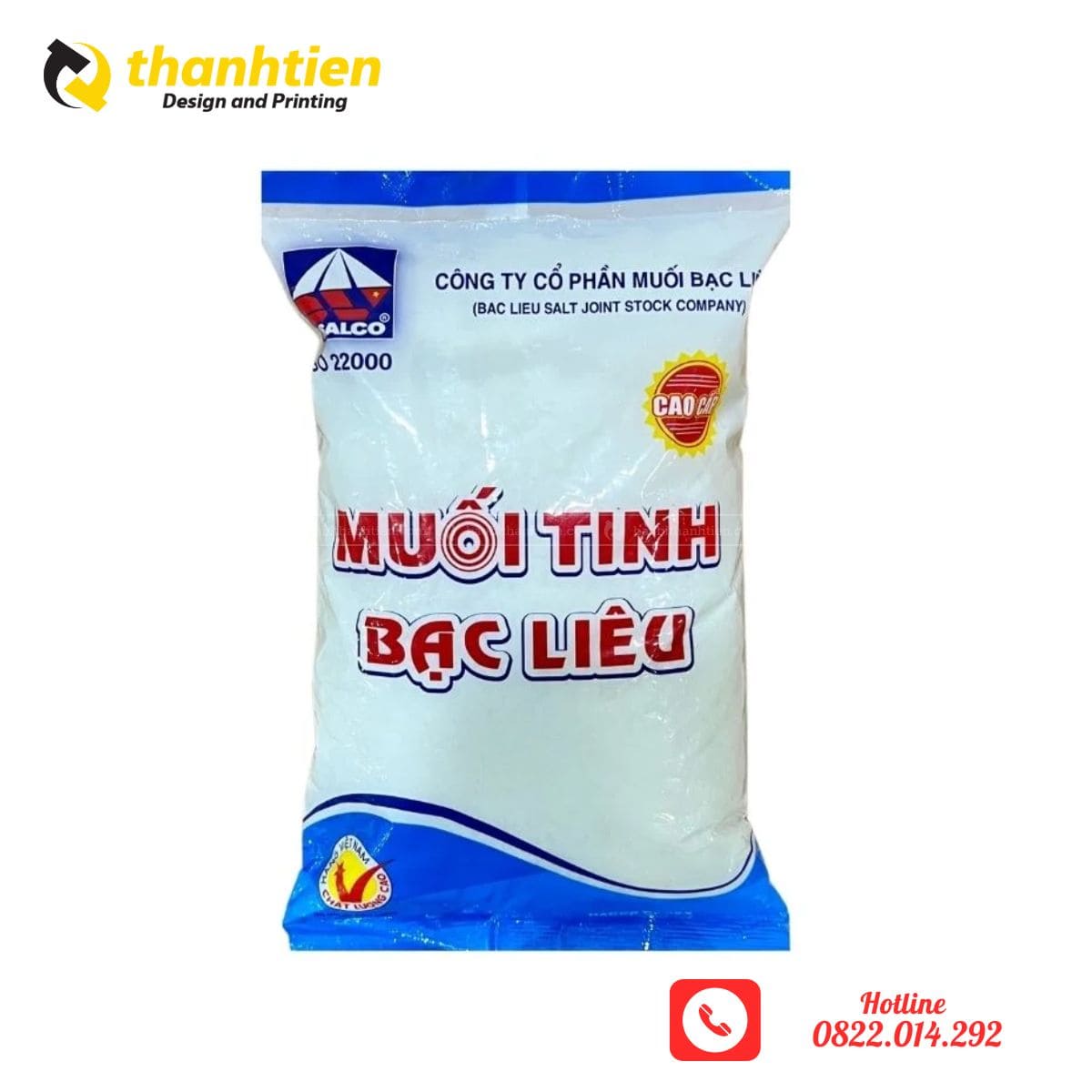 In ấn bao bì đựng muối theo yêu cầu