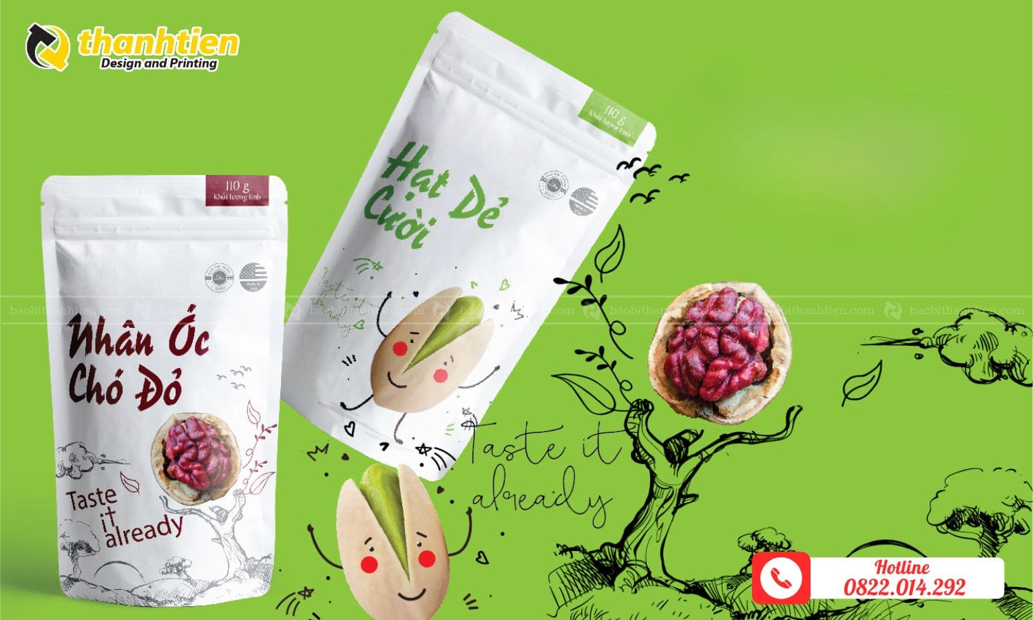 Bao bì hạt dinh dưỡng