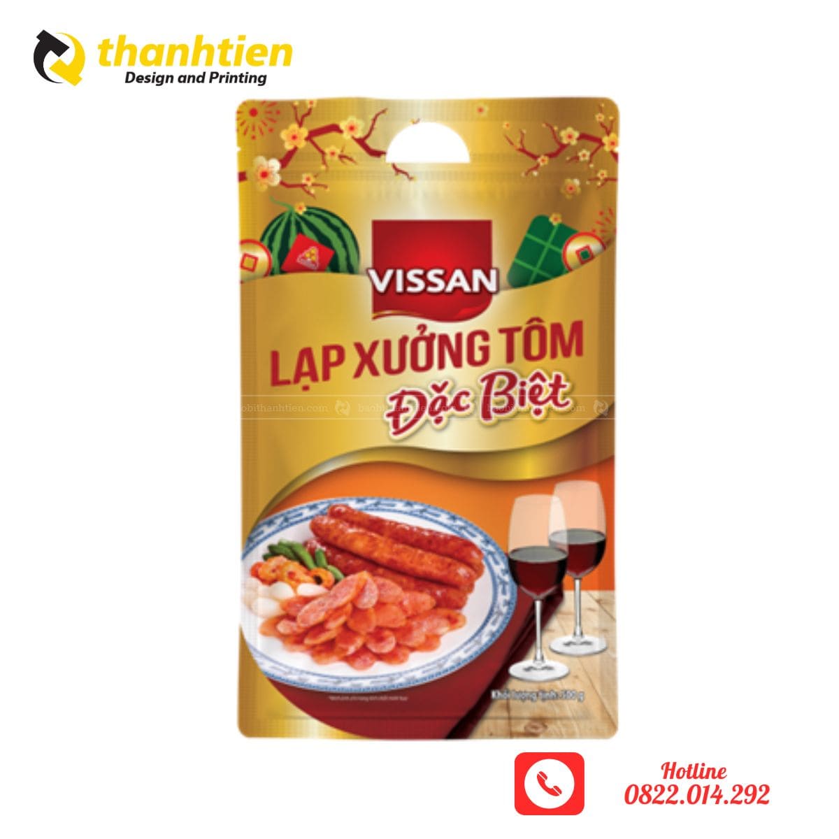 Bao bì đựng lạp xưởng giá sỉ