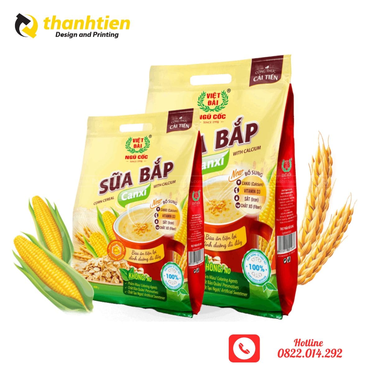 Bao bì đựng ngũ cốc chất lượng chất liệu