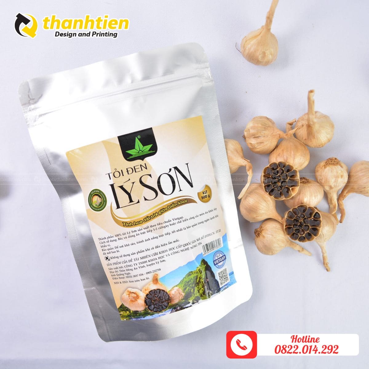 Bao bì tỏi đen đa dạng kích thước