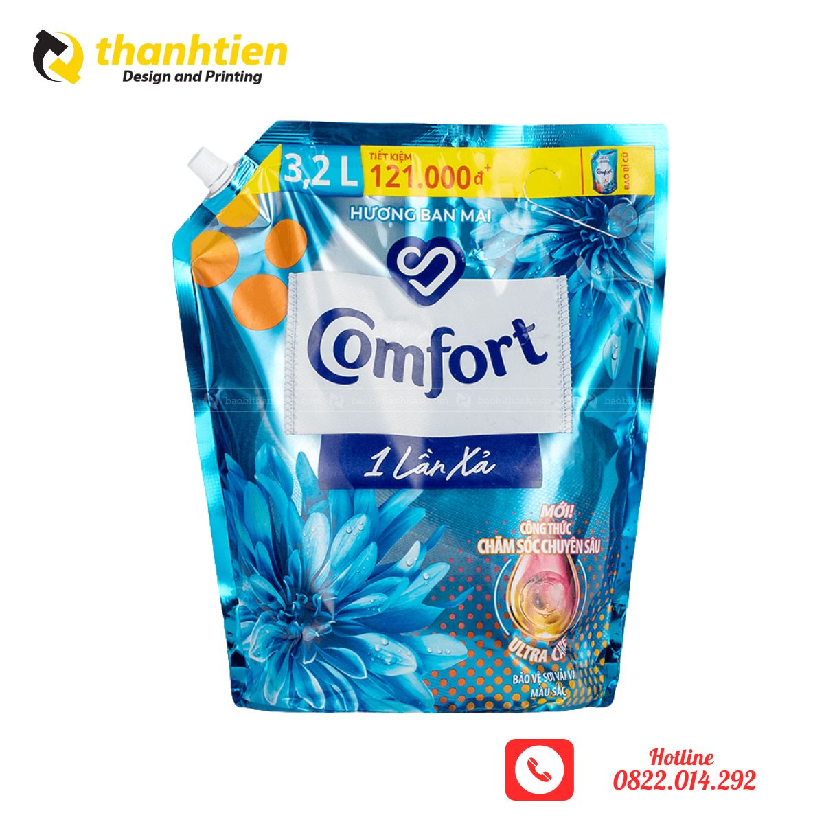 Mẫu túi đựng nước giặt, nước xả