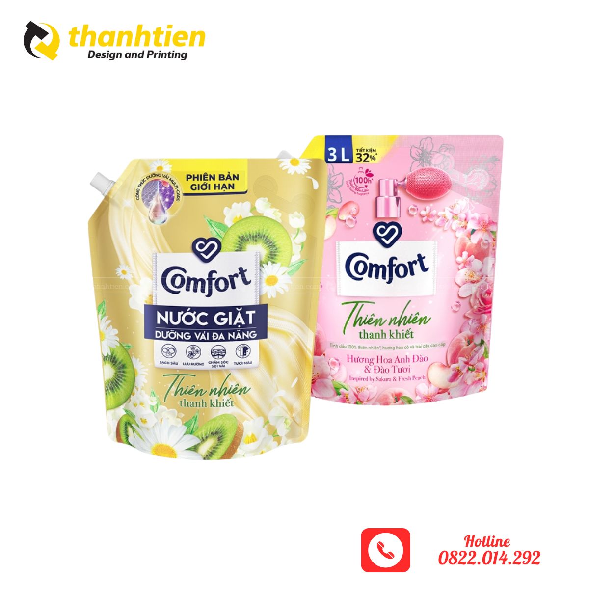Đặt sản xuất túi đựng nước giặt đẹp