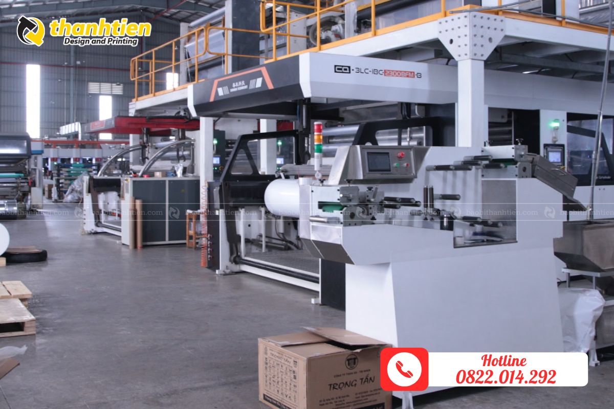 Xưởng sản xuất, in ấn bao bì đựng khẩu trang