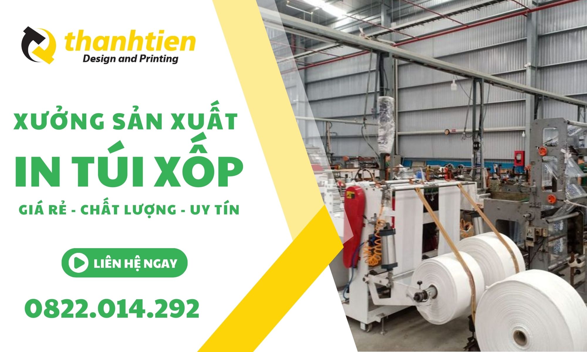 Xưởng sản xuất, in túi xốp giá rẻ chất lượng uy tín