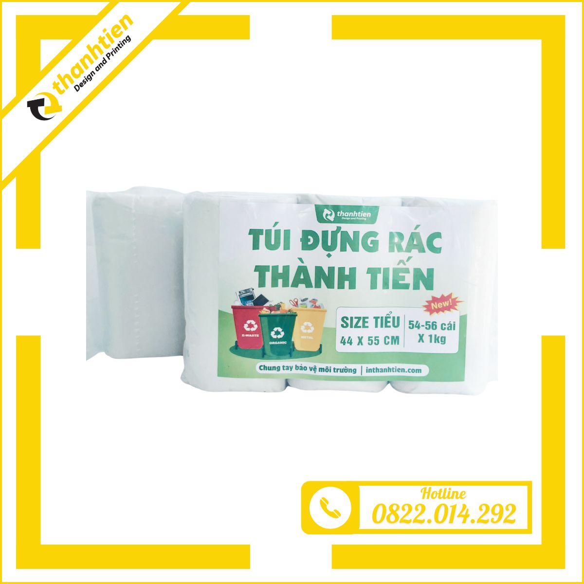 Túi Đựng Rác Màu Trắng