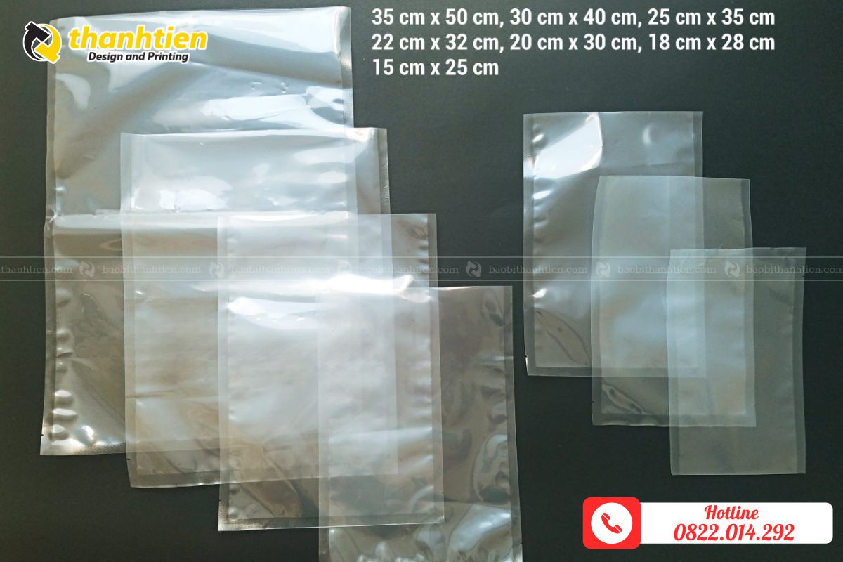 Số lượng túi hút chân không cho 1kg