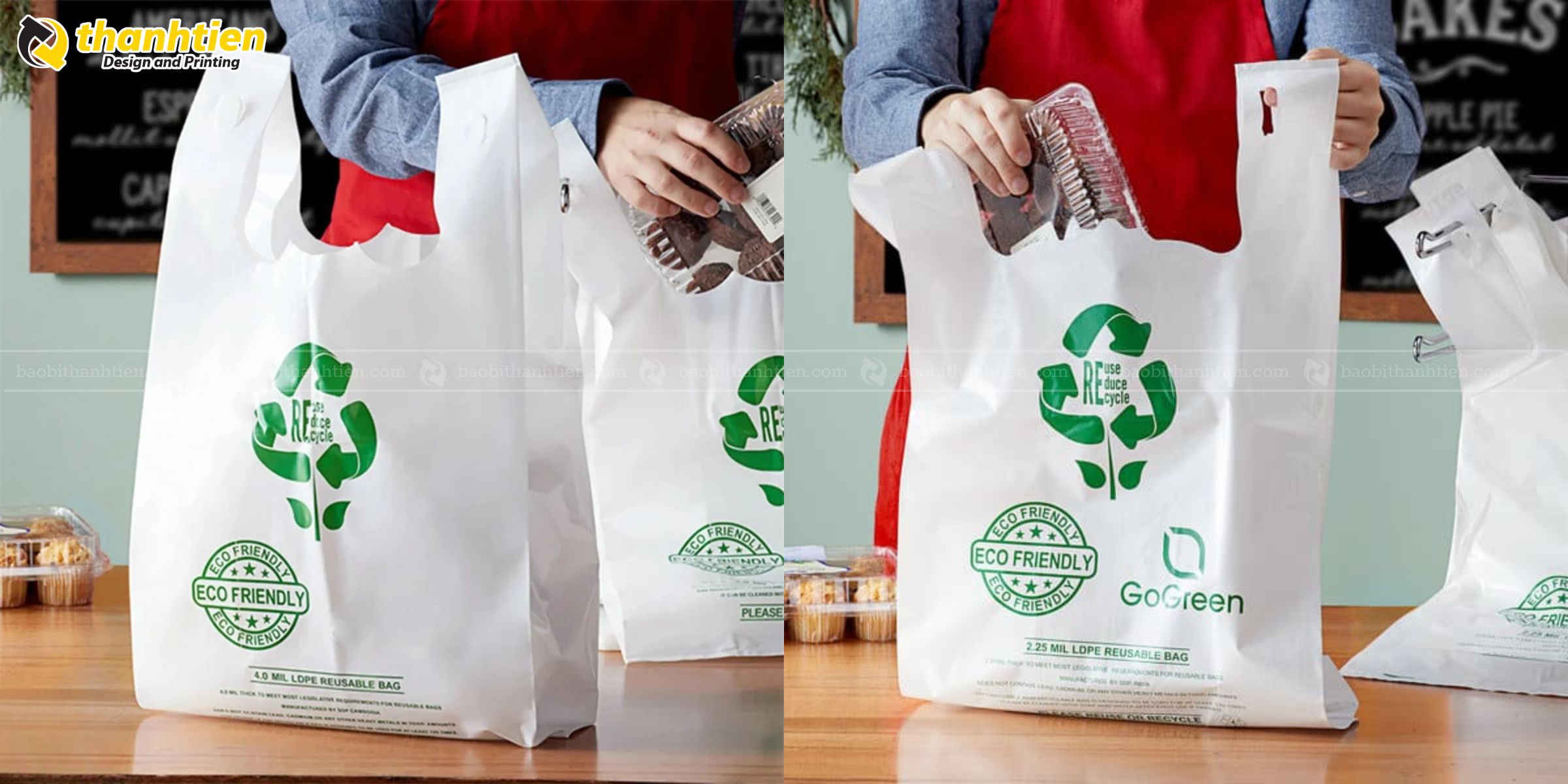 Bao bì túi tự huỷ thân thiện với môi trường
