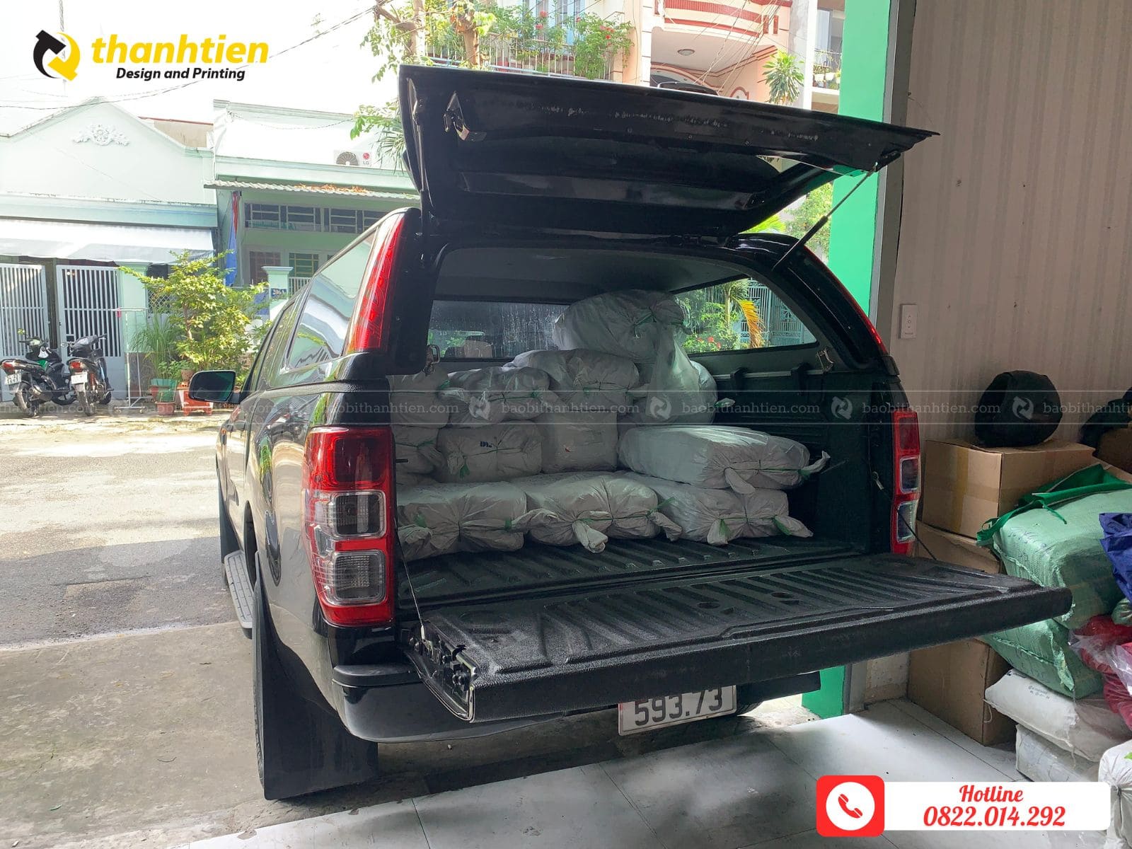 Vận chuyển bao bì đi các chợ