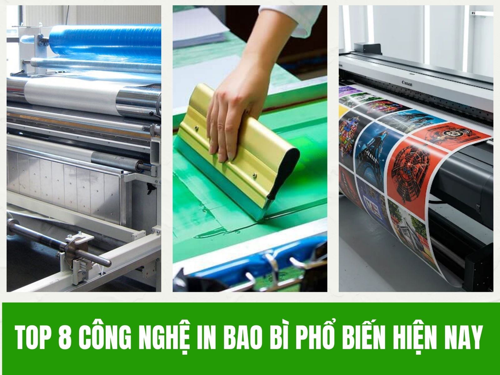 Top 8 Công Nghệ In Bao Bì Phổ Biến Hiện Nay Trong Sản Xuất