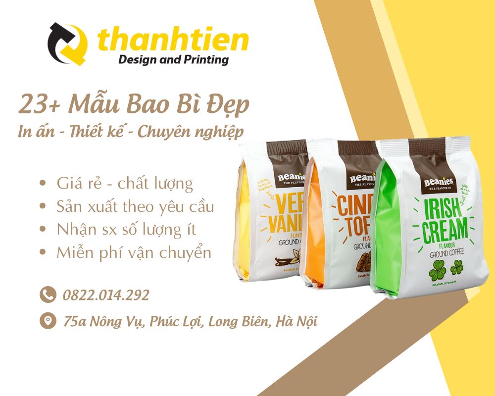 23+ Mẫu Bao Bì Đẹp, In Ấn Thiết Kế Chuyên Nghiệp