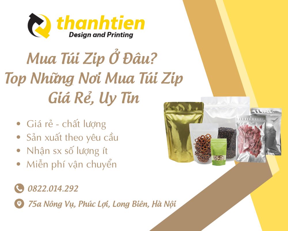 Mua Túi Zip Ở Đâu? Top Những Nơi Mua Túi Zip Giá Rẻ, Uy Tín