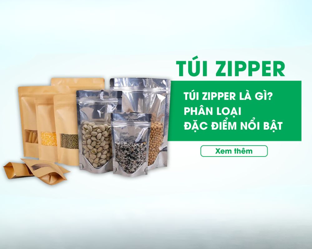 Túi zipper là gì? các loại túi zipper phổ biến hiện nay