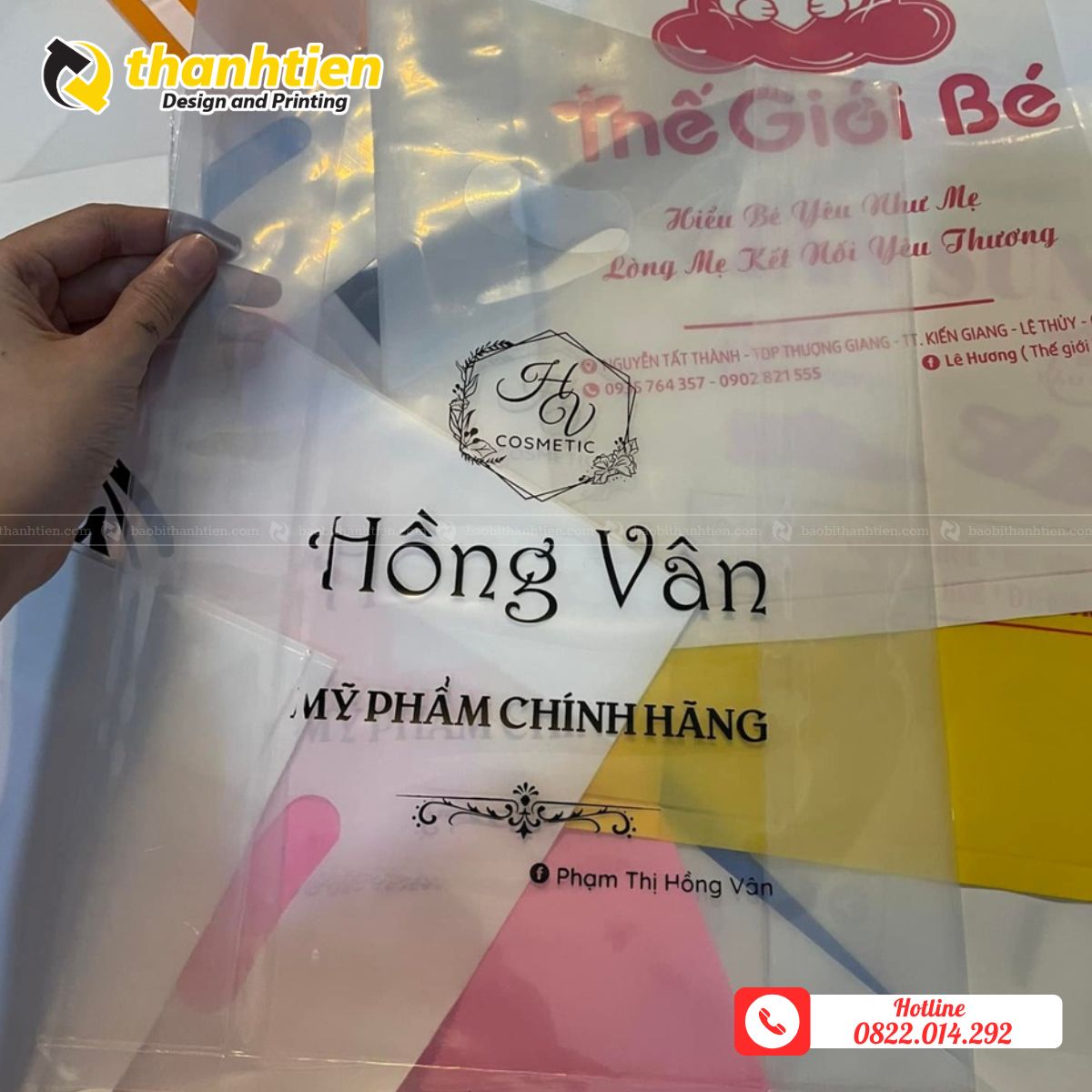 túi hột xoài pp in ấn theo yêu cầu