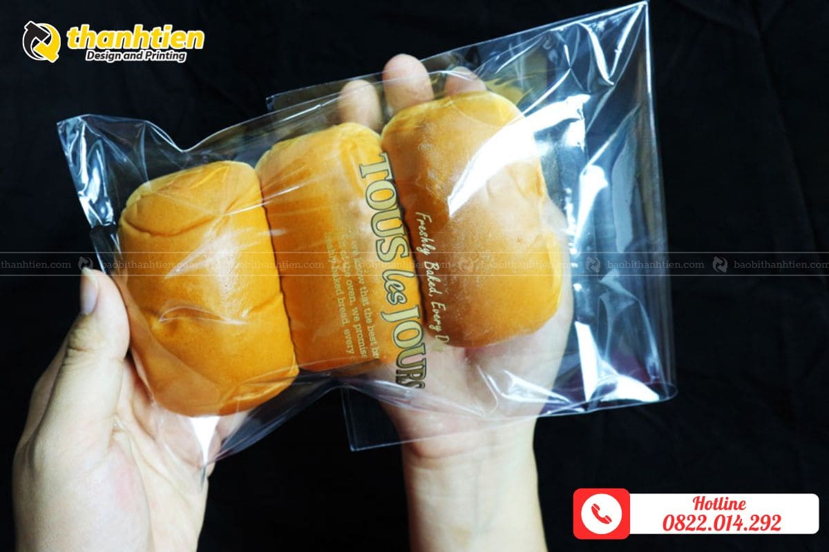 Túi OPP thường không có deo dán