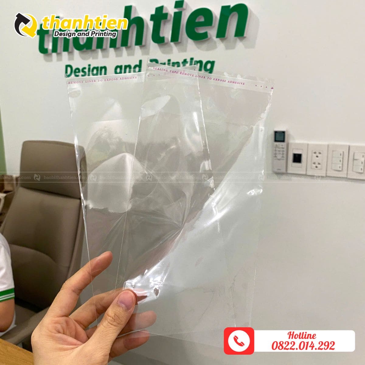 Túi nilon OPP dán miệng