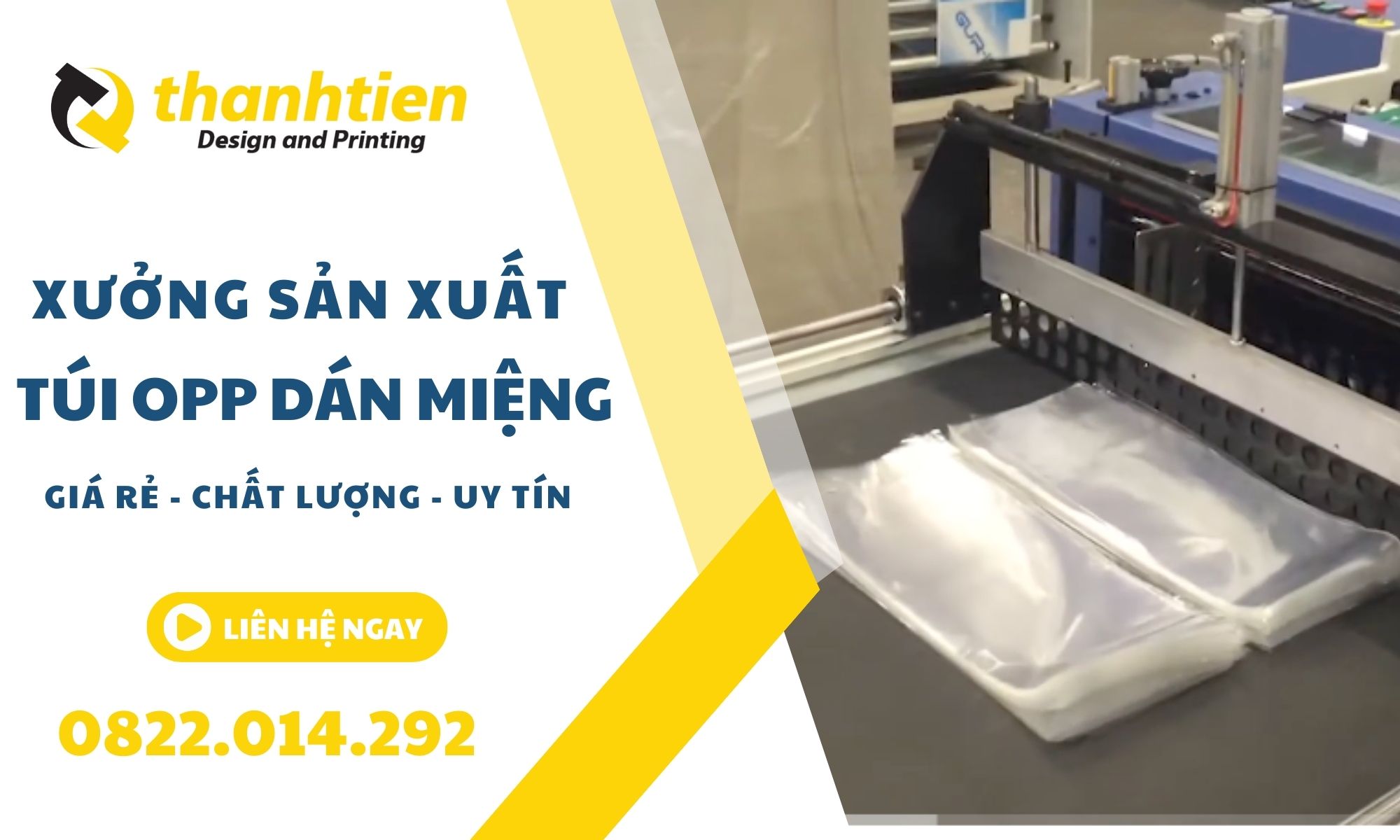 Xưởng sản xuất túi OPP dán miệng giá rẻ