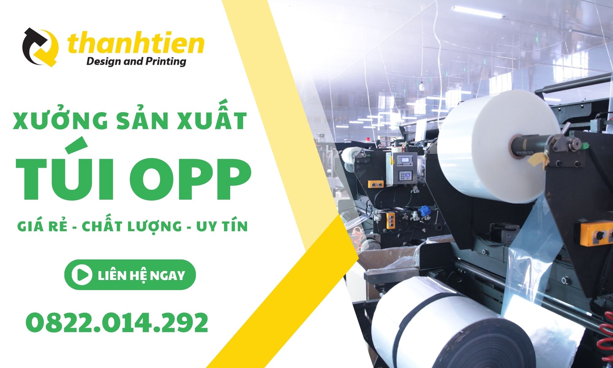 Xưởng sản xuất túi OPP giá rẻ, chất lượng, uy tín
