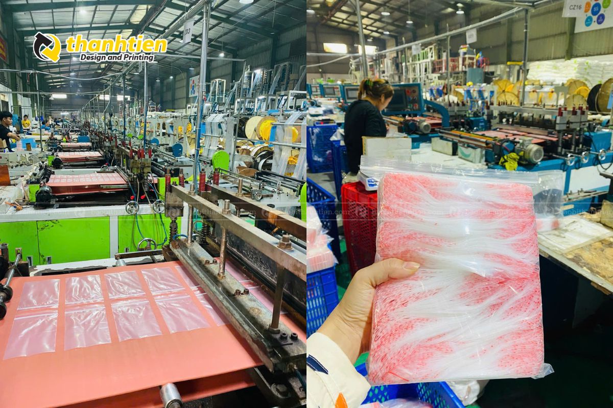 Mua túi zipper chỉ đỏ tại xưởng sản xuất Hà Nội