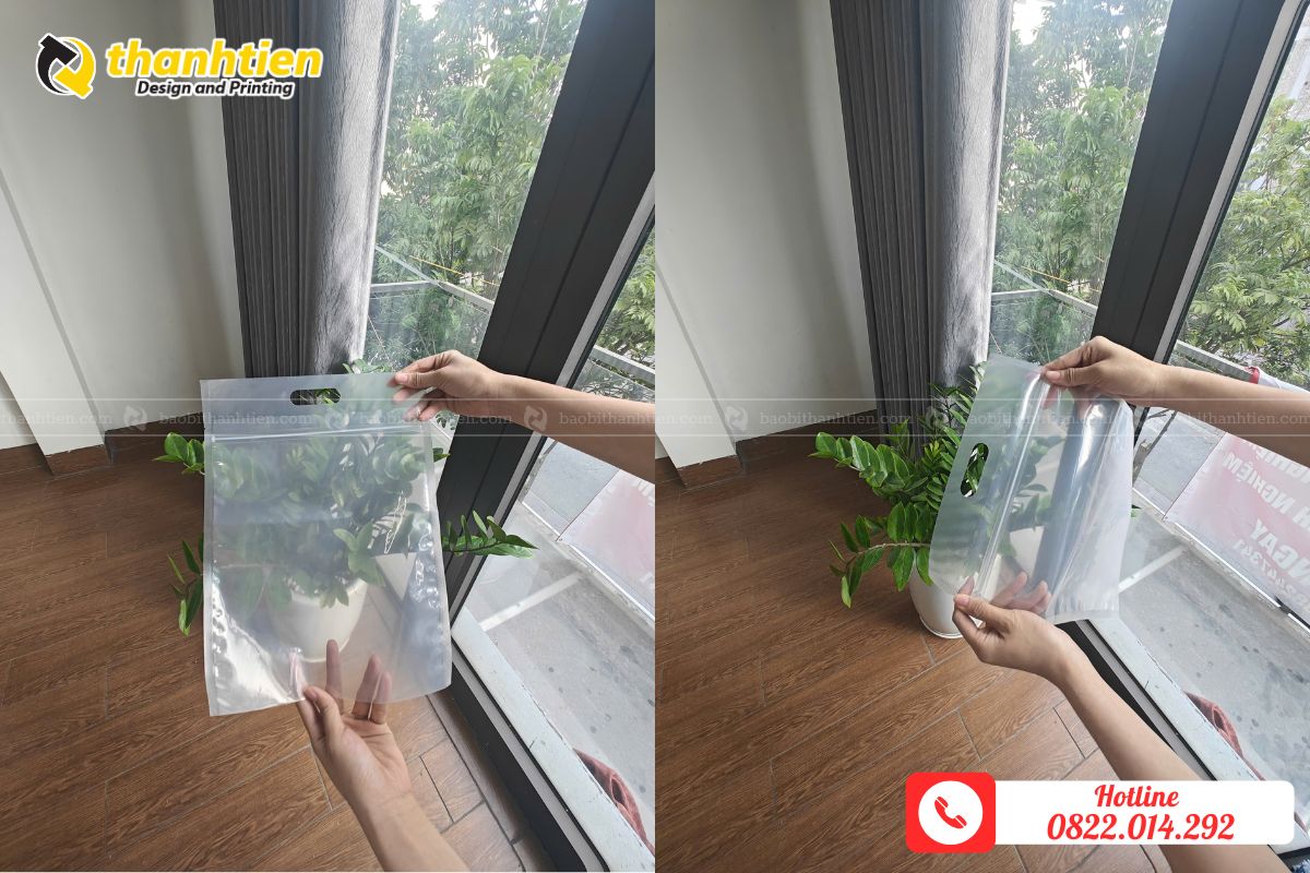 Túi hút chân không khoá zip giá rẻ