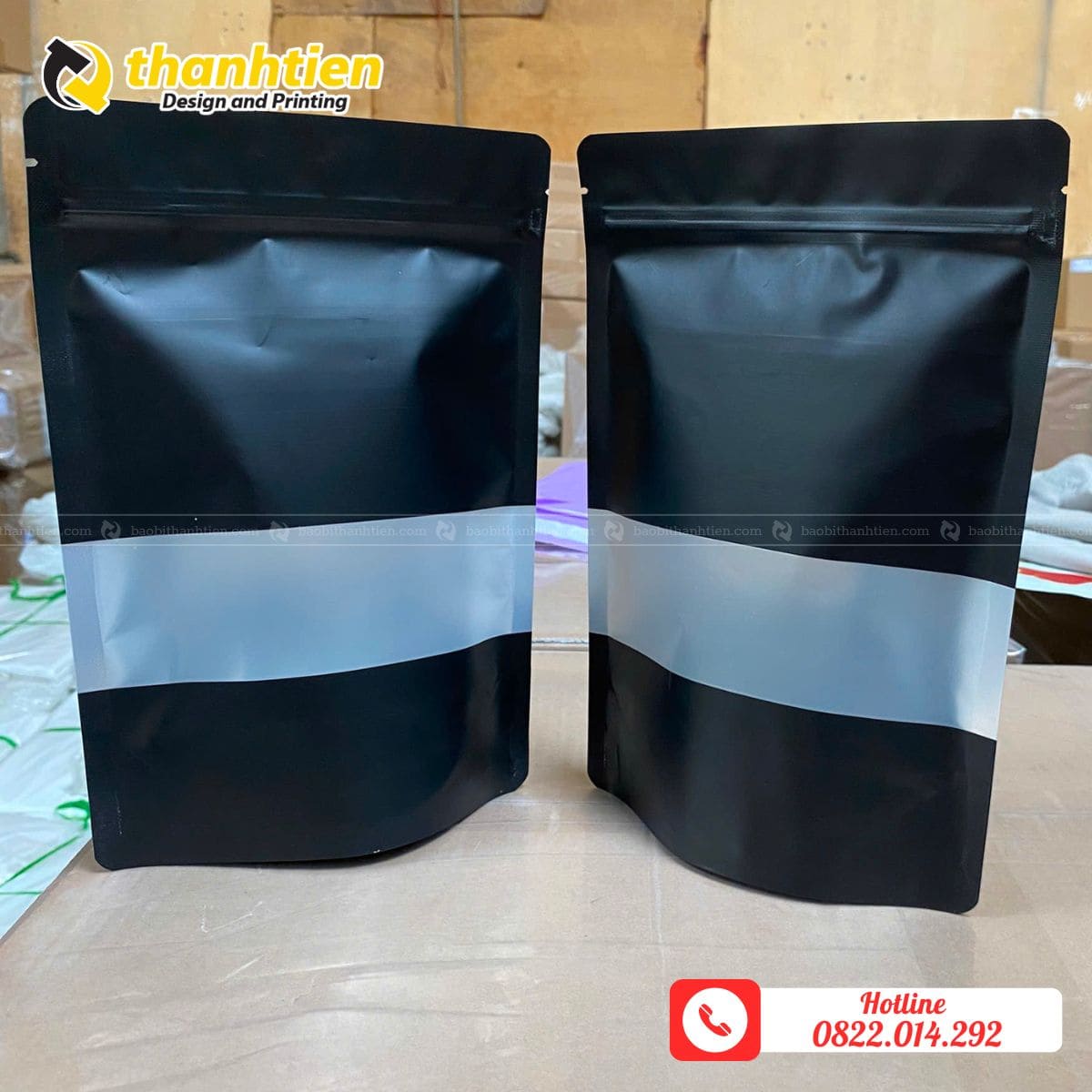Mua túi zip đen giá sỉ