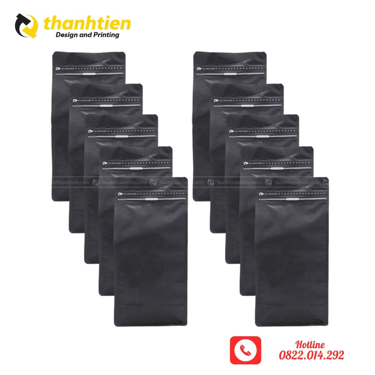 Chất liệu của túi zip màu đen