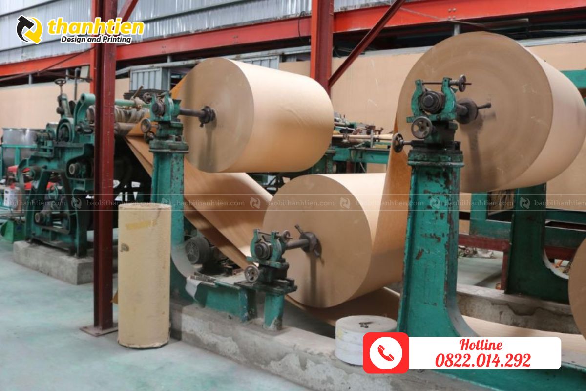 Xưởng sản xuất, in ấn túi zip giấy kraft