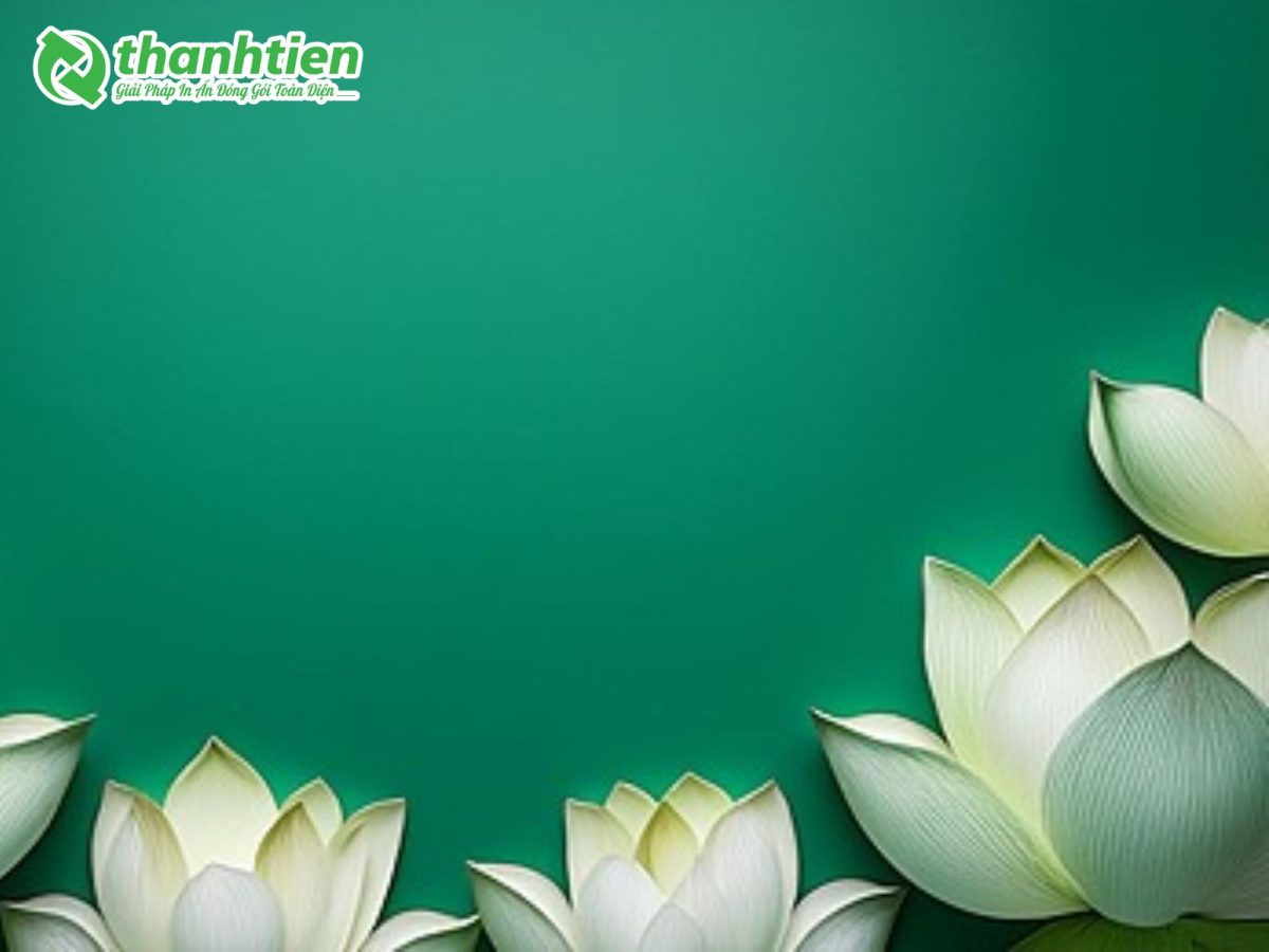 Background hoa sen trắng