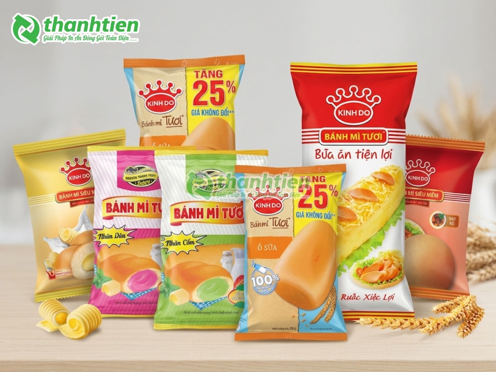 Bao bì đựng bánh mì tươi chất lượng cao