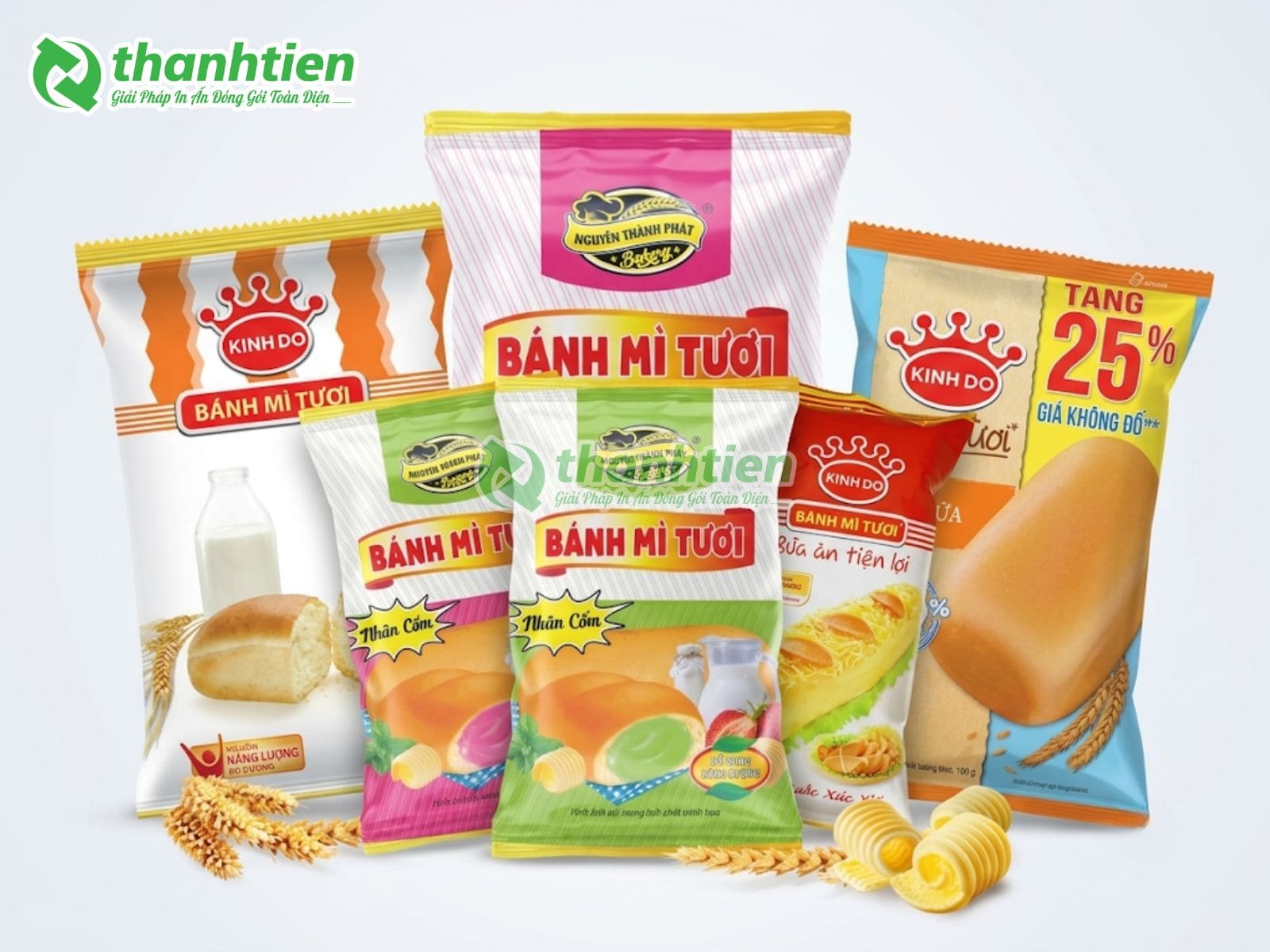 Nhận sản xuất bao bì đựng bánh mì tươi giá rẻ theo yêu cầu