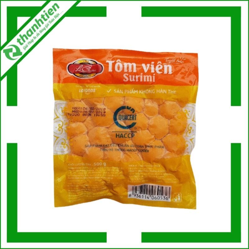 Bao Bì Đựng Tôm Viên