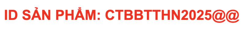 id sản phẩm túi niêm phong